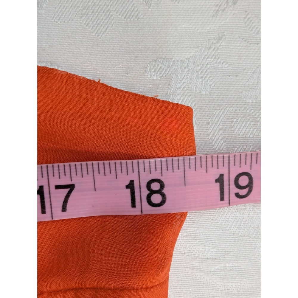 Old Navy Orange Coral Mandala Print V-Neck Spaghetti Strap Maxi Dress M - Picture 7 of 10